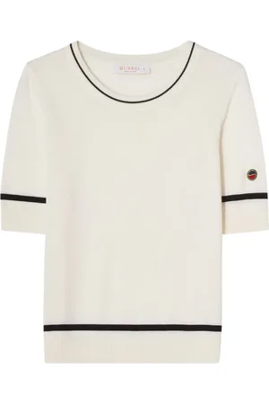 BUSNEL Strik, Dame, , M, Bomuld, Karla Kontrast Top