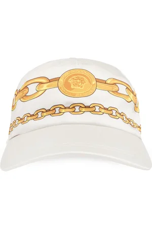 VERSACE Tilbehør, Dame, Hvid, 59 CM, Uld, Baseball cap