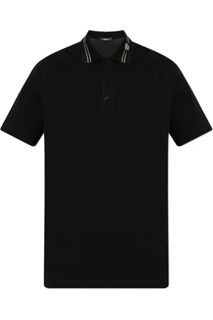 VERSACE Top, Herre, Sort, 2XL, Bomuld, Bomuldspolo
