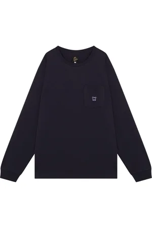 Pins & Needles Top, Herre, Lilla, M, Langærmet rund hals T-shirt