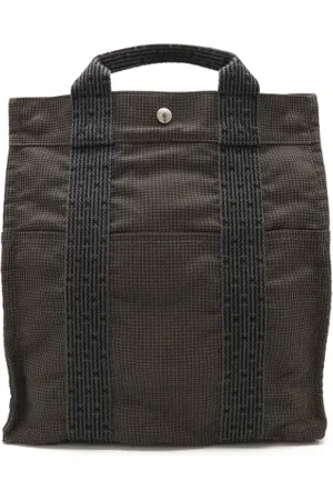 Hermès Pre-owned, Dame, Grå, ONE SIZE, Tyl, Pre-owned Canvas rygsaekke