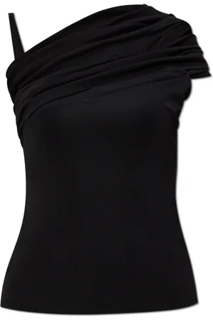 VERSACE Top, Dame, Sort, XS, Uld, En-skulder top