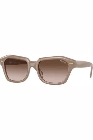 vogue Tilbehør, unisex, Lyserød, 52 MM, Uld, Stilfulde solbriller med brune linser