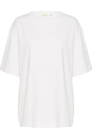 Cream Top, Dame, Hvid, 2XL, Bomuld, Snow Crokina Tee Top