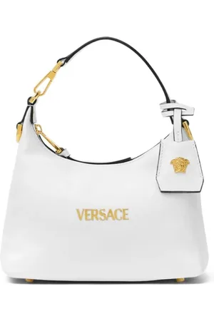 VERSACE Taske, Dame, Hvid, ONE SIZE, Uld, Lamme Top Hånd Skulder Taske