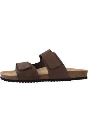 Geox Sko, Herre, Brun, 41 EU, Uld, Stilfulde Sandal Sliders til Kvinder