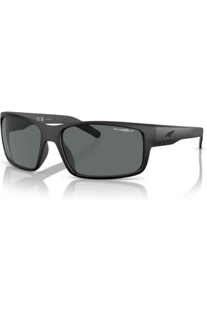 Arnette Tilbehør, unisex, Sort, 62 MM, Rektangulære polariserede solbriller Fastball model