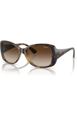 vogue Tilbehør, unisex, Brun, 56 MM, Elegant Solbriller Brune Gradient Linser