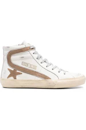 Golden Goose Sko, Dame, Hvid, 40 EU, Læder, Slide Sneakers