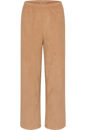 Cream Bukser, Dame, Brun, M, Uld, Kanel Swirl Loose Fit Sweatpants