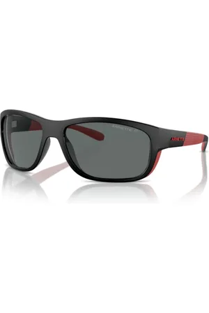 Arnette Tilbehør, unisex, Sort, 63 MM, Nylon, Sporty Rektangulære Polariserede Solbriller