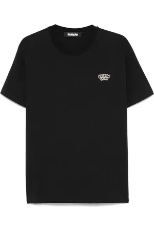 BARROW Top, Herre, Sort, L, Uld, Nero Jersey T-Shirt