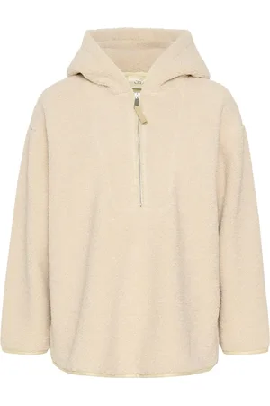 Cream Sweathshirts & Hoodies, Dame, , S, Uld, Ancient Scroll Hættetrøje