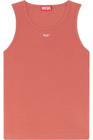 Diesel Top, Herre, Lyserød, L, Bomuld, Rose Crew Neck Tank Top