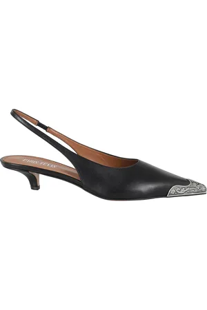 PARIS TEXAS Sko, Dame, Sort, 37 EU, Læder, Western Slingback Sko