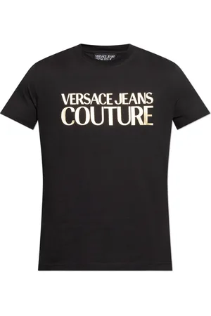 VERSACE Top, Herre, Sort, M, T-shirt med trykt logo