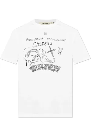 MISBHV Top, Herre, Hvid, M, Trykt T-shirt
