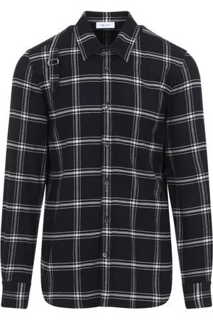 Alexander McQueen Skjorte, Herre, Sort, L, Bomuld, Luksus Sort Skjorte