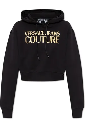VERSACE Sweathshirts & Hoodies, Dame, Sort, M, Bomuld, Hættetrøje