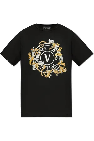 VERSACE Top, Herre, Sort, S, T-shirt med tryk