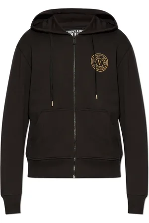 VERSACE Sweathshirts & Hoodies, Herre, Sort, L, Bomuld, Hættetrøje
