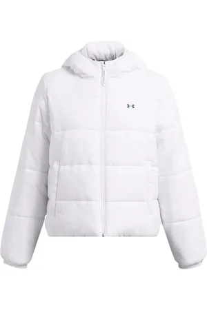 Under Armour Jakke, Herre, Hvid, S, Nylon, Isoleret Letvægts Hættetrøje