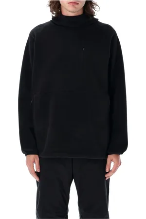 Snow Peak Sweathshirts & Hoodies, Herre, Sort, XL, Sort Double Face Fleece Hoodie overtøj