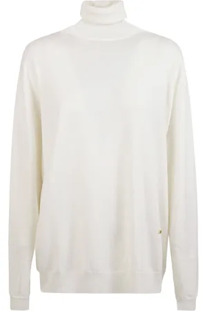 Moschino Strik, Dame, Hvid, XS, Hvide Sweaters til Kvinder