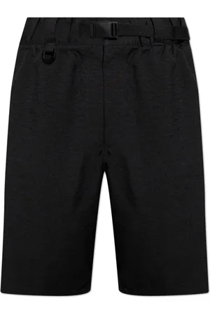 Y-3 Shorts, Herre, Sort, XL, Uld, Shorts med trykt logo