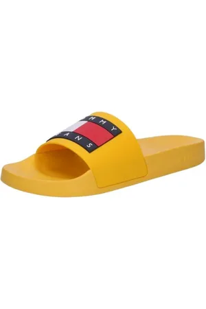 Tommy Hilfiger Sko, Herre, Gul, 42 EU, Herre Pool Slide Sandaler