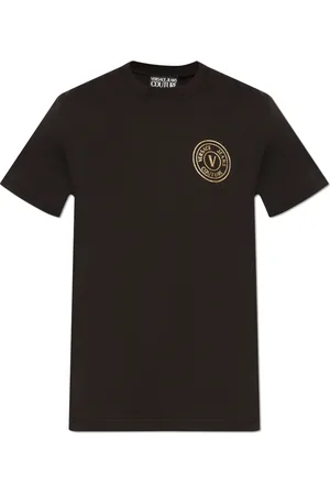 VERSACE Top, Herre, Sort, M, T-shirt med trykt logo