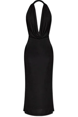 MISBHV Kjole, Dame, Sort, XS, Polyester, Rygløs Kjole