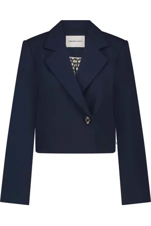 Fabienne Chapot Jakke, Dame, Blå, L, Uld, Nena Blazer