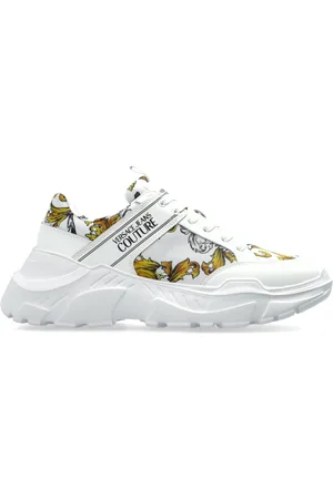 VERSACE Sko, Herre, Hvid, 44 EU, Uld, Sneakers Fondo Speedtrack
