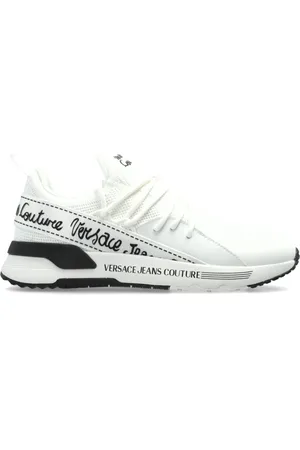 VERSACE Sko, Dame, Hvid, 36 EU, Tyl, Sneakers med logo