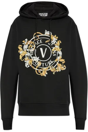VERSACE Sweathshirts & Hoodies, Herre, Sort, L, Bomuld, Hættetrøje