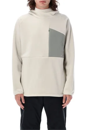 Snow Peak Sweathshirts & Hoodies, Herre, , XL, Polyester, Dobbelt Ansigt Fleece Hættetrøje Elfenben