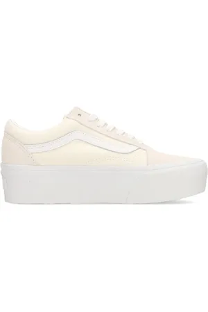 Vans Sko, Dame, , 38 EU, Uld, Marshmallow Lavtop Sneaker med Platform