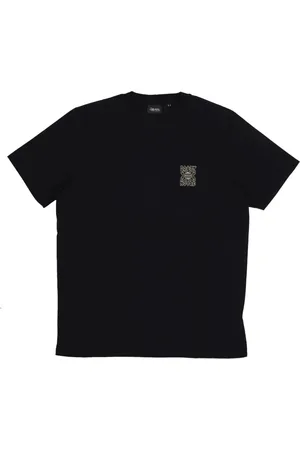 DOLLY NOIRE Top, Herre, Sort, M, Bomuld, Sort Celtic Knots T-shirt