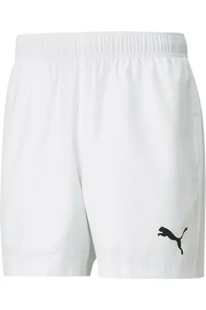 PUMA Sport, Herre, Hvid, L, Herre Shorts med Fugtafvisende Teknologi