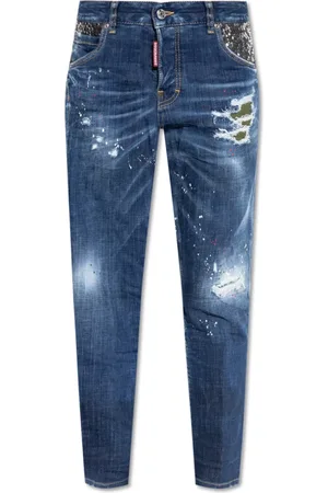 Dsquared2 Jeans, Dame, Blå, 2XS, Bomuld, Jeans Cool Girl
