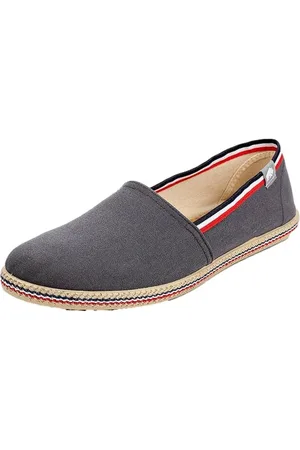 Gioseppo Sko, Dame, Grå, 40 EU, Bomuld, Grå Vulcanized Cotton Espadrilles med Tricolor Bånd Detalje