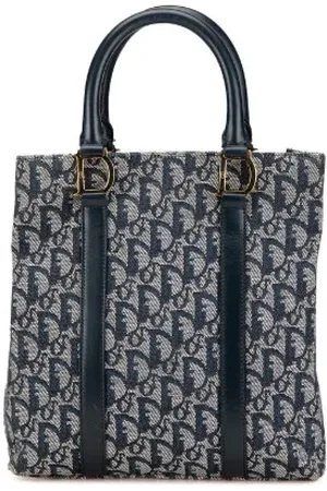 Dior Pre-owned, Dame, Blå, ONE SIZE, Tyl, Pre-owned Canvas dior-tasker
