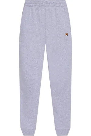 Maison Kitsuné Bukser, Herre, Grå, M, Bomuld, Sweatpants med Logo