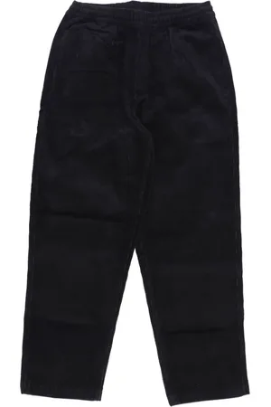 Huf Bukser, Herre, Sort, M, Bomuld, Sort Corduroy Fritid Velvet Bukser