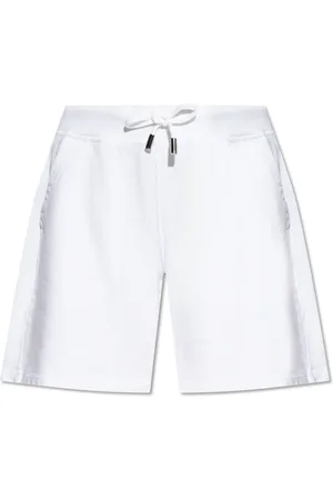 Dsquared2 Shorts, Dame, Hvid, M, Bomuld, Bomuldsshorts med trykt logo