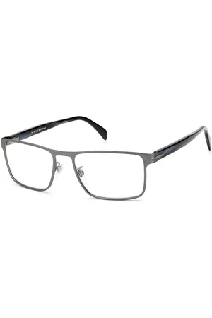 DB EYEWEAR BY DAVID BECKHAM Tilbehør, Herre, Grå, ONE SIZE, Metalstel Briller med Metal Armbånd