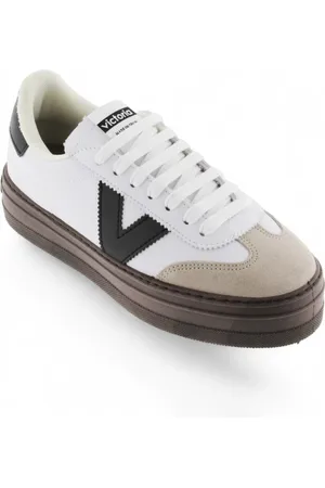 victoria Sko, Dame, Hvid, 40 EU, Barcelona Cyklist Casual Sneakers Hvid