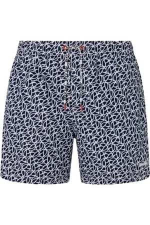 Pepe Jeans Badetøj, Herre, Blå, S, Uld, Mænds Svømme Shorts Letvægt Hurtigtørrende