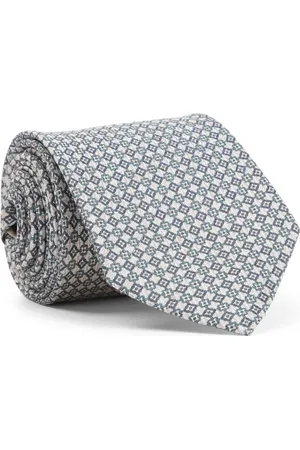 BRIONI Tilbehør, Herre, Blå, ONE SIZE, Marineblå Silkeslips